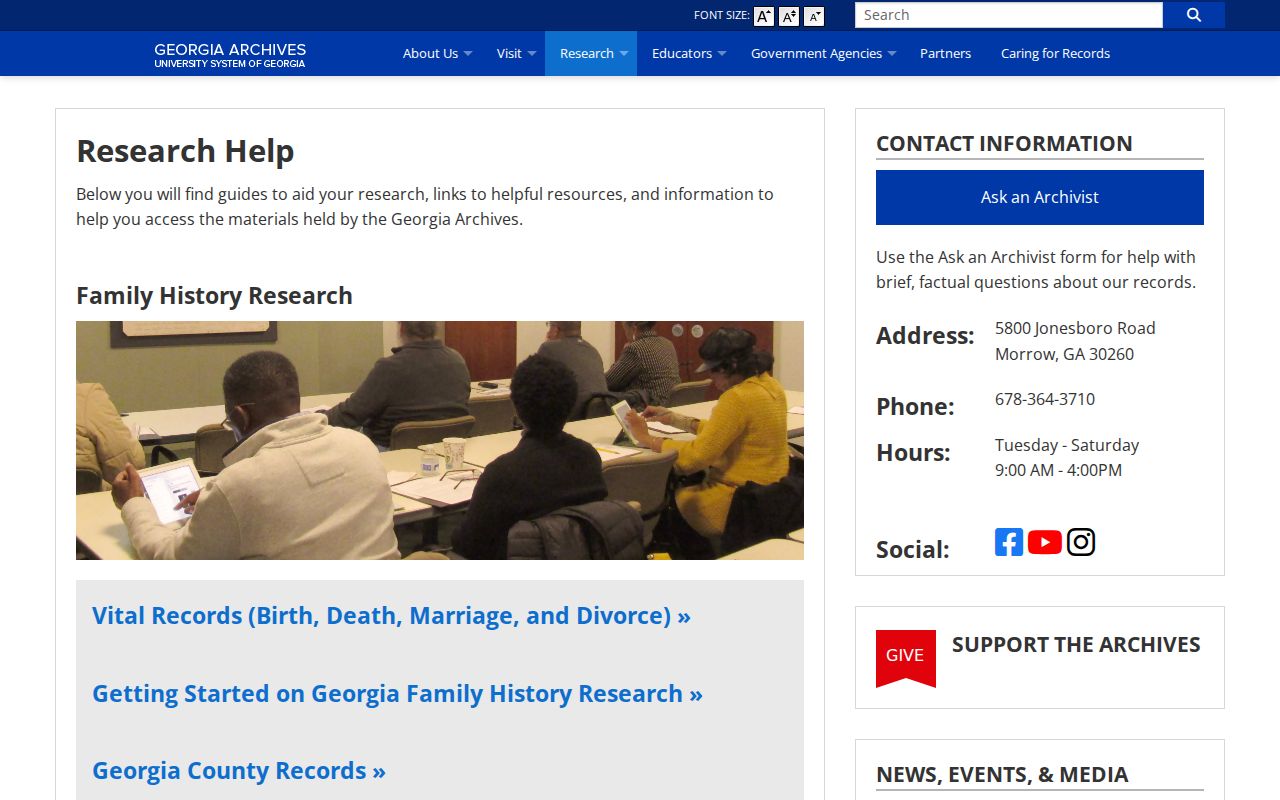 DeKalb County city directory Georgia Archives research help